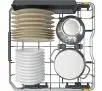 Zmywarka Whirlpool WH7IPA15BM6L0 MaxiSpace 59,8cm Automatyczne otwieranie drzwi Szuflada na sztućce