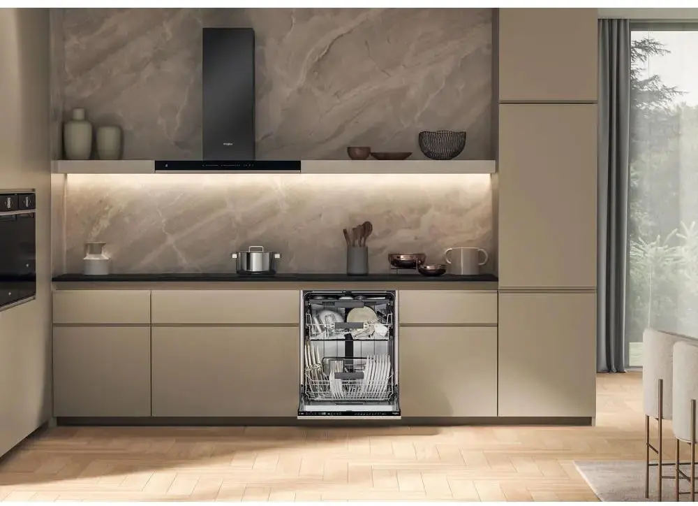 Zmywarka Whirlpool WH7IPA15BM6L0 MaxiSpace 59,8cm Automatyczne otwieranie drzwi Szuflada na sztućce