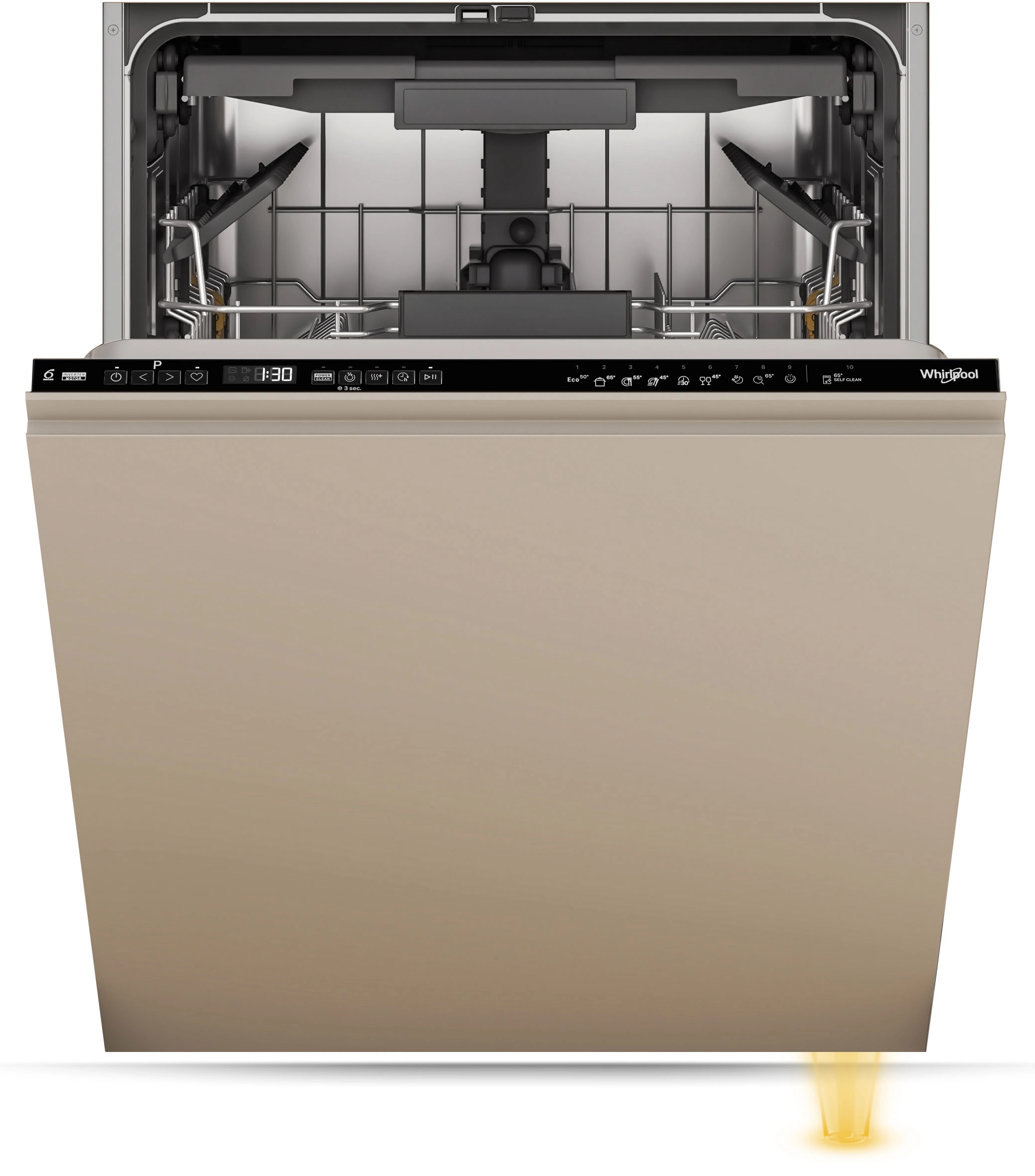 Whirlpool WH7IPA15BM6L0 MaxiSpace 59,8cm Automatyczne otwieranie drzwi Szuflada na sztućce