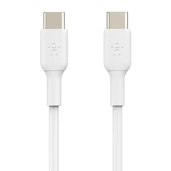 Kabel telefoniczny Belkin USB-C do USB-C 2.0 PowerDelivery 2szt 1m Biały