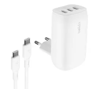 Ładowarka sieciowa Belkin 3x USB-C PowerDelivery 3.1 67W + kabel USB-C