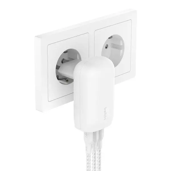 Ładowarka sieciowa Belkin 3x USB-C PowerDelivery 3.1 67W + kabel USB-C