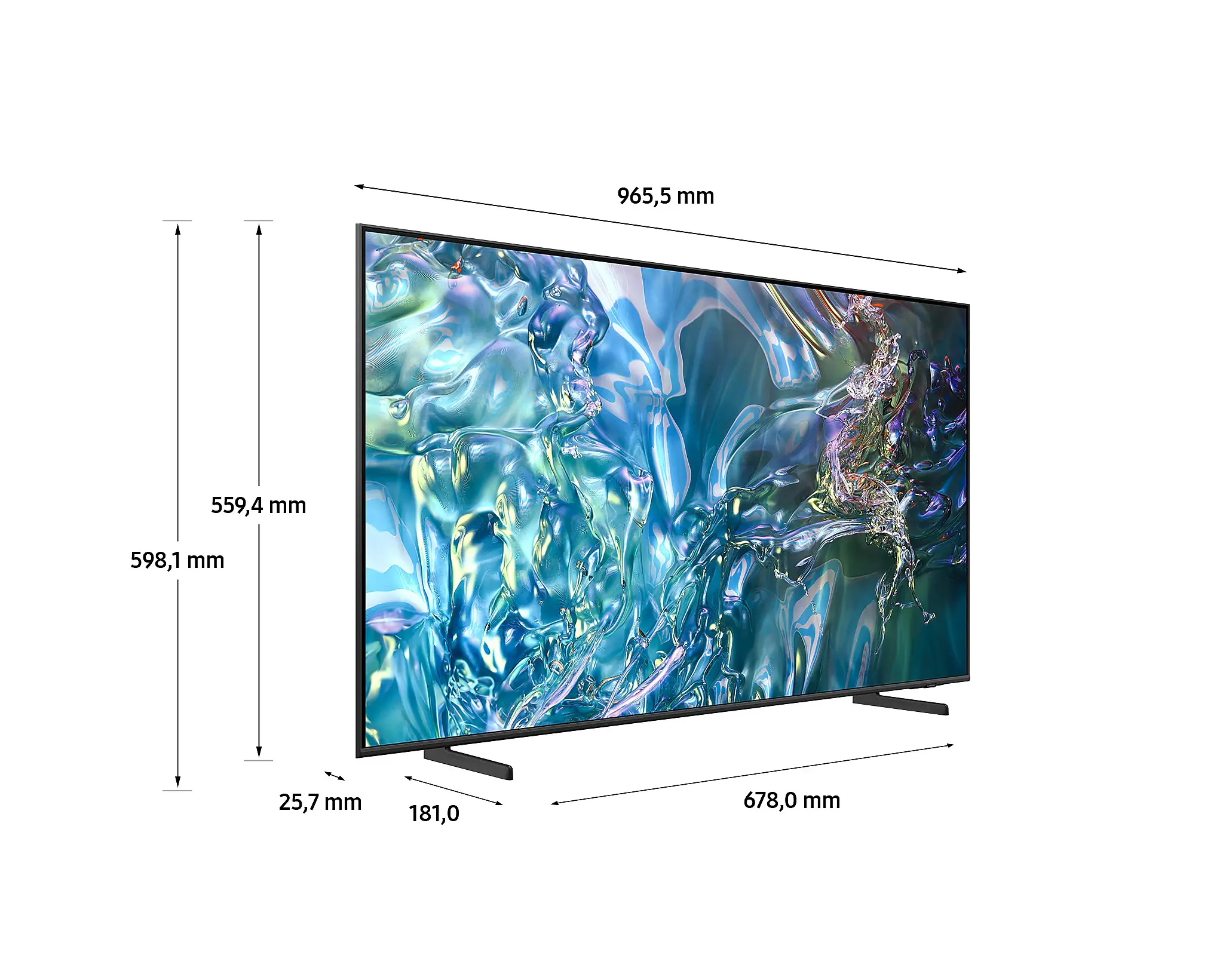 Telewizor Samsung QE43Q68DAU 43" QLED 4K Tizen DVB-T2