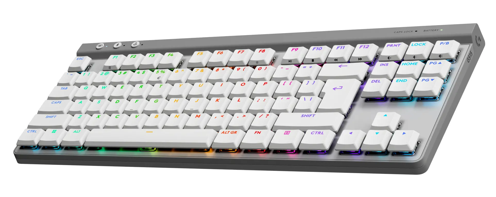 Klawiatura mechaniczna Logitech G515 LIGHTSPEED TKL Biały