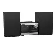 Panasonic SC-PM272EG-S 20W Bluetooth Radio FM DAB+ Czarno-srebrny