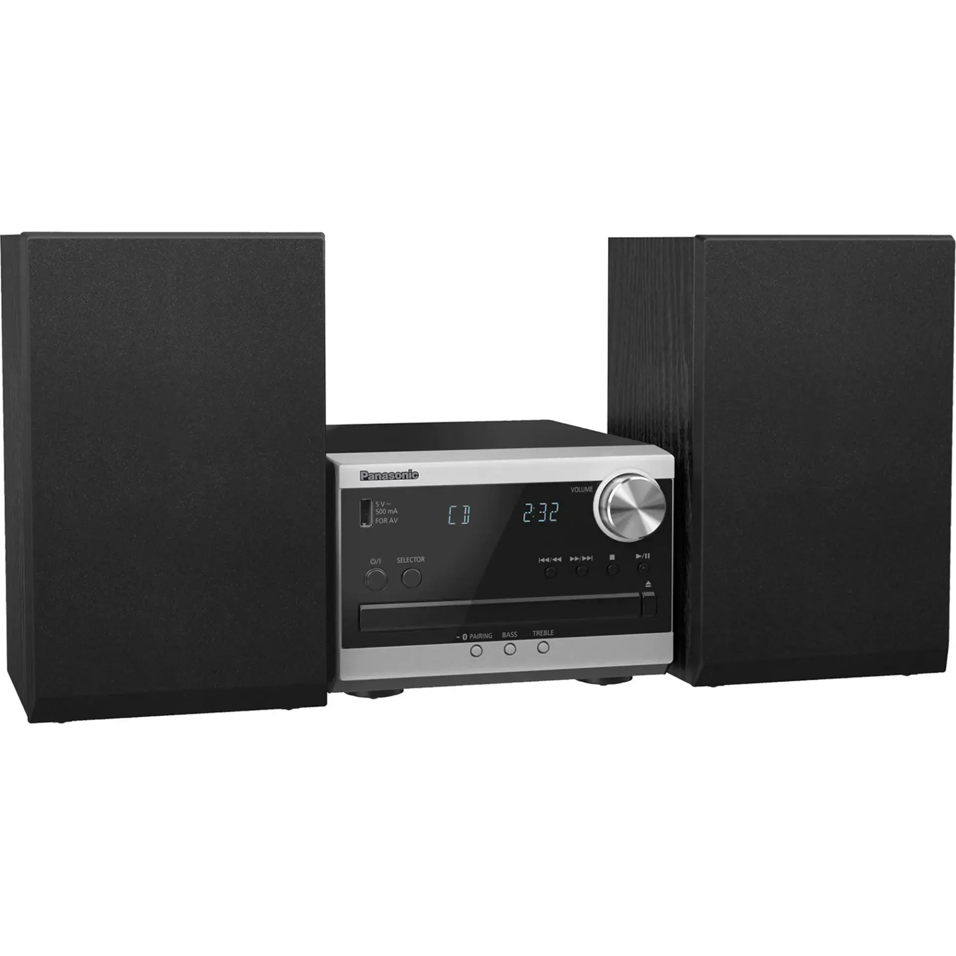 Wieża Panasonic SC-PM272EG-S 20W Bluetooth Radio FM DAB+ Czarno-srebrny