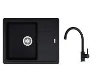 Franke Basis BFG 611-62 Onyx + bateria Lina XL Onyx