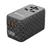 Adapter podróżny Verbatim GaN III UTA-06 World to World USB-A USB-C QC 100W