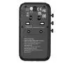 Adapter podróżny Verbatim GaN III UTA-06 World to World USB-A USB-C QC 100W