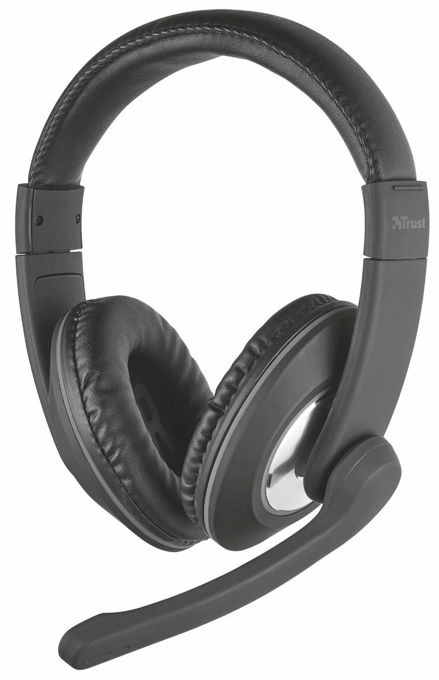 Słuchawki przewodowe z mikrofonem Trust Reno PC Headset 20844