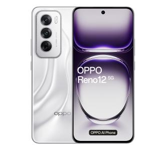 Smartfon OPPO Reno12 5G 12/256GB 6,7" 120Hz 50Mpix Srebrny