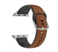 Beline Silico Leather do Apple Watch 38/40/41mm Brązowo-czarny