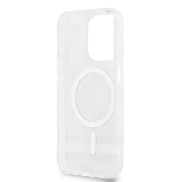 Etui DKNY IML Checkered Mono Pattern & Printed Stripes MagSafe do iPhone 15 Pro Max Czarny
