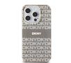 Etui DKNY IML Mono & Stripe MagSafe do iPhone 15 Pro Max Beżowy