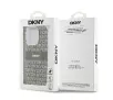 Etui DKNY IML Mono & Stripe MagSafe do iPhone 15 Pro Max Beżowy