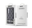Etui DKNY Leather Checkered Mono Pattern & Printed Stripes do Samsung Galaxy S24 Ultra Czarny