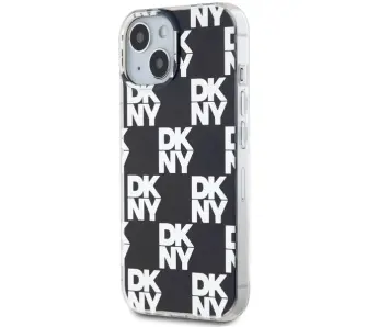 Etui DKNY IML Checkered Mono Pattern do iPhone 15 Plus Czarny