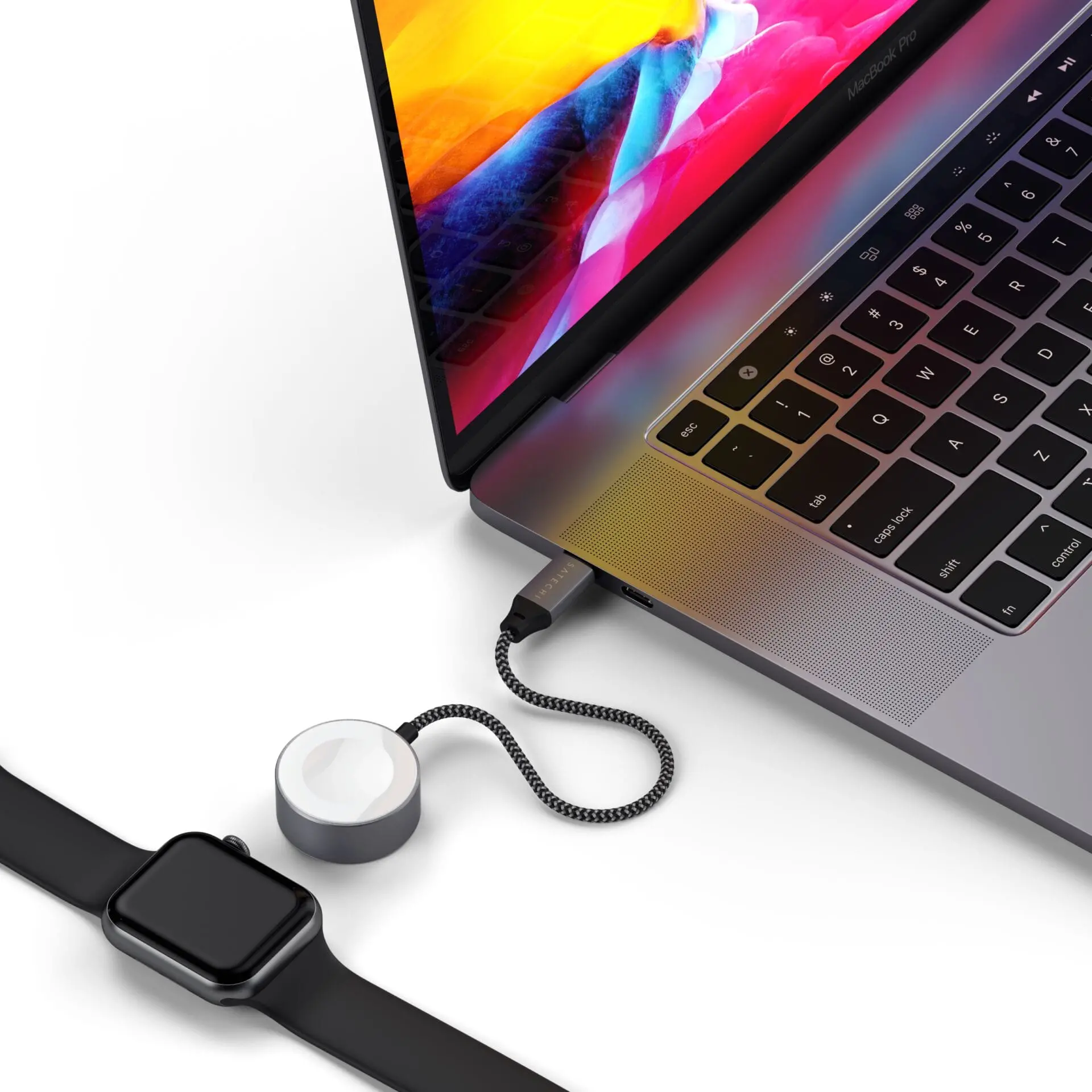 Ładowarka Satechi ST-TCAW7CM USB-C Magnetic Charging Cable do Apple Watch