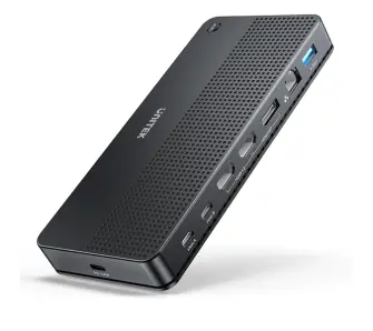 Przełacznik KVM Unitek D1103A01 2 komputery 2 monitory 4K Czarny