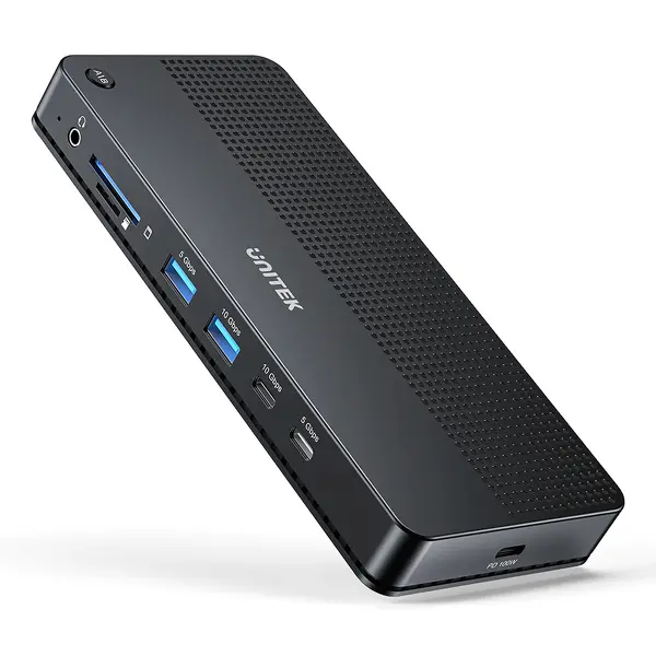 Przełacznik KVM Unitek D1103A01 2 komputery 2 monitory 4K Czarny