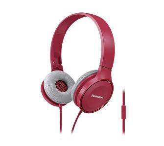 Słuchawki przewodowe Panasonic RP-HF100ME-P Nauszne Mikrofon Różowy