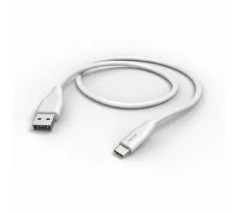 Kabel Hama USB-A do USB-C 1,5m Biały