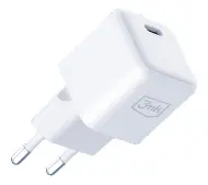 3mk Hyper Charger PD 25W + kabel USB-C/C Biały