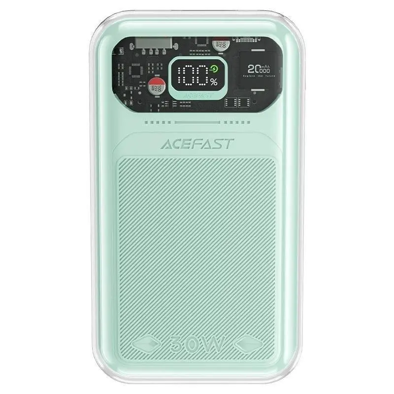 Powerbank Acefast Sparkling 20000mAh 30W Zielony