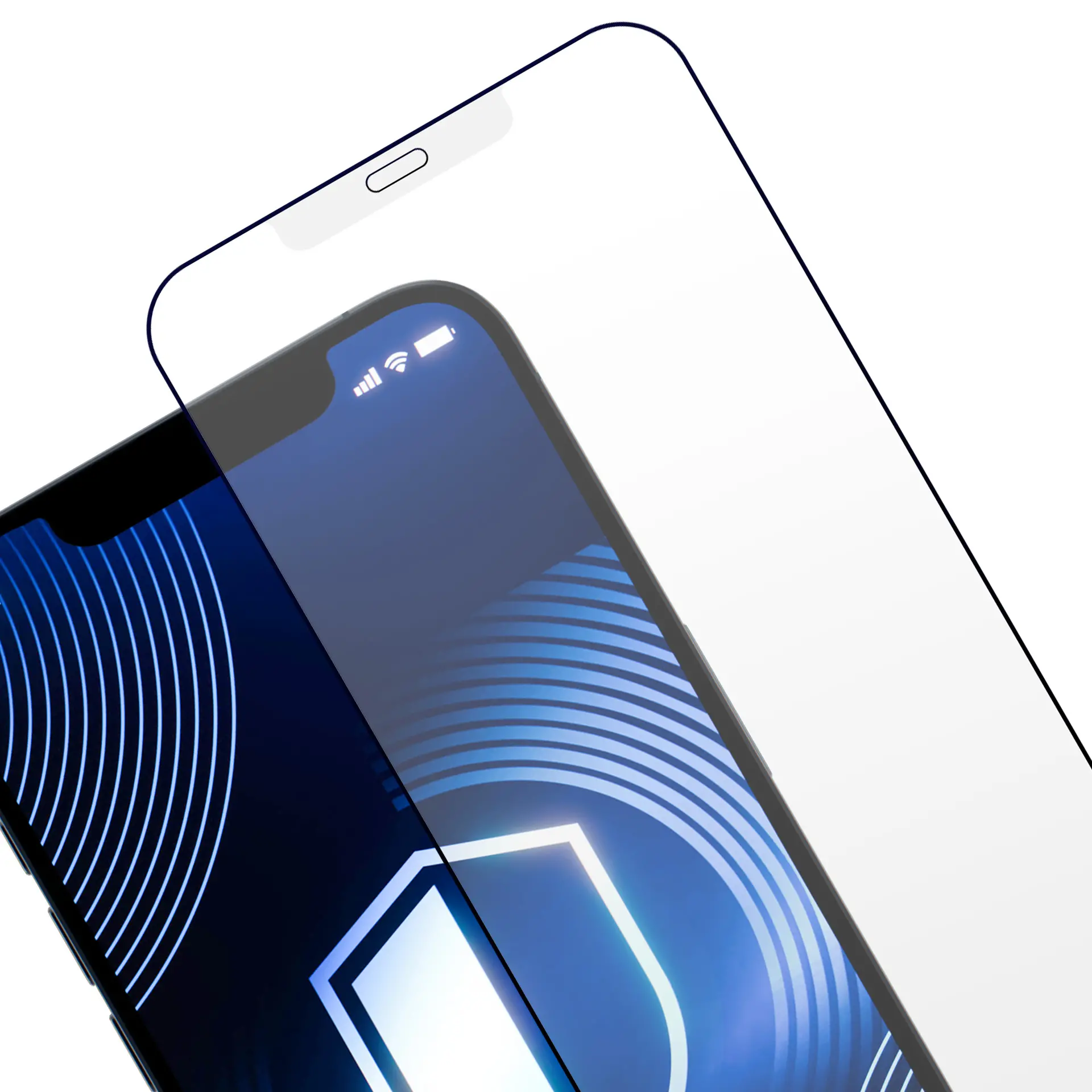 Szkło hartowane 3mk HardGlass Matt Max do iPhone 12 Mini