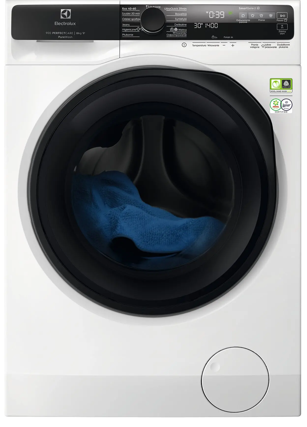 Pralka Electrolux 900 PureWash EW9F5417WCP 10kg 1400obr/min Zdalne sterowanie