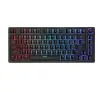 Klawiatura mechaniczna Savio Phenix Gateron Red Pro Pudding Czarny
