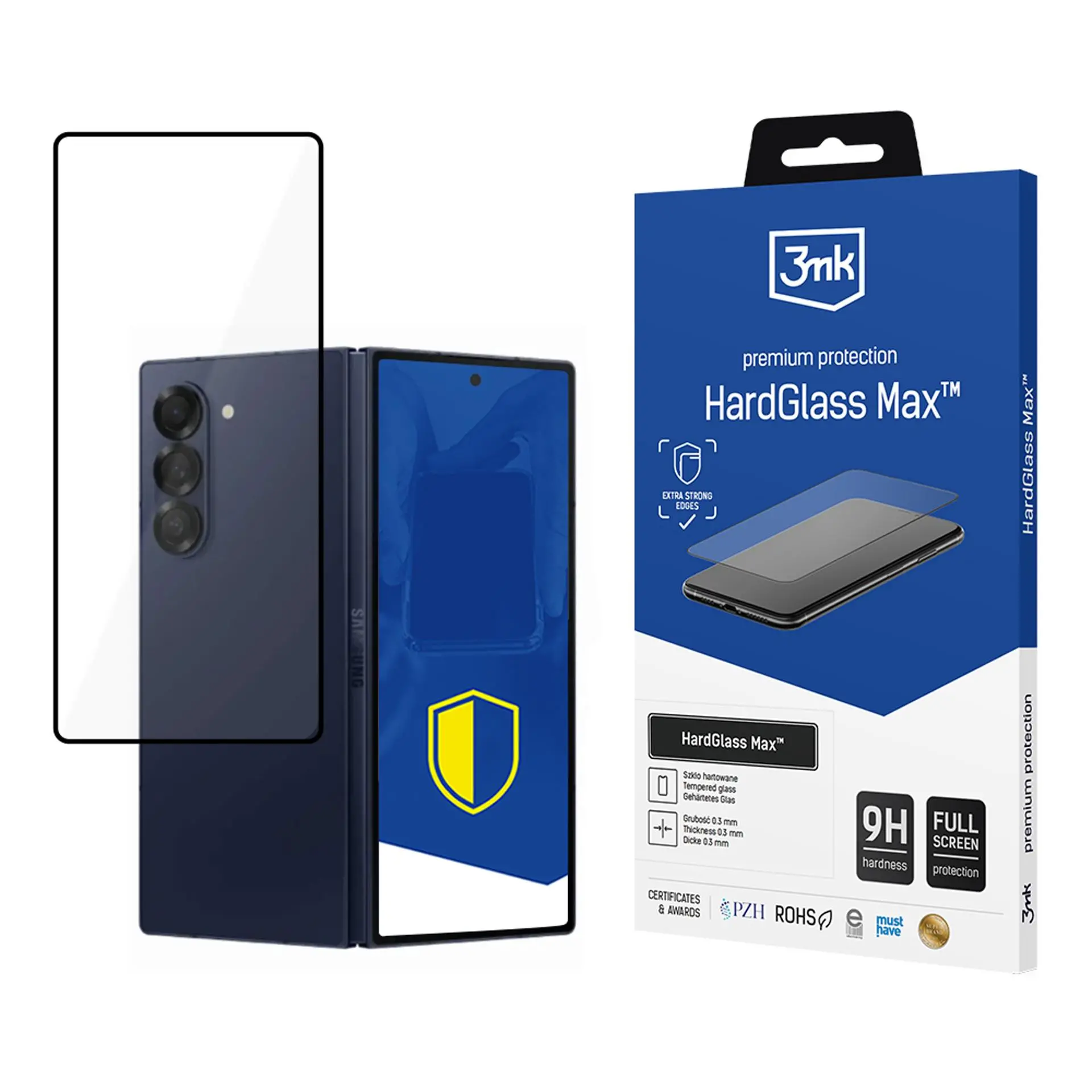 Szkło hartowane 3mk HardGlass Max do Samsung Galaxy Z Fold 6