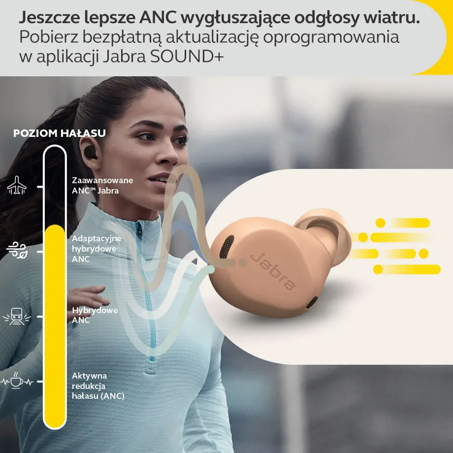 Słuchawki bezprzewodowe Jabra Elite 8 Active Dokanałowe Bluetooth 5.3 Karmelowy