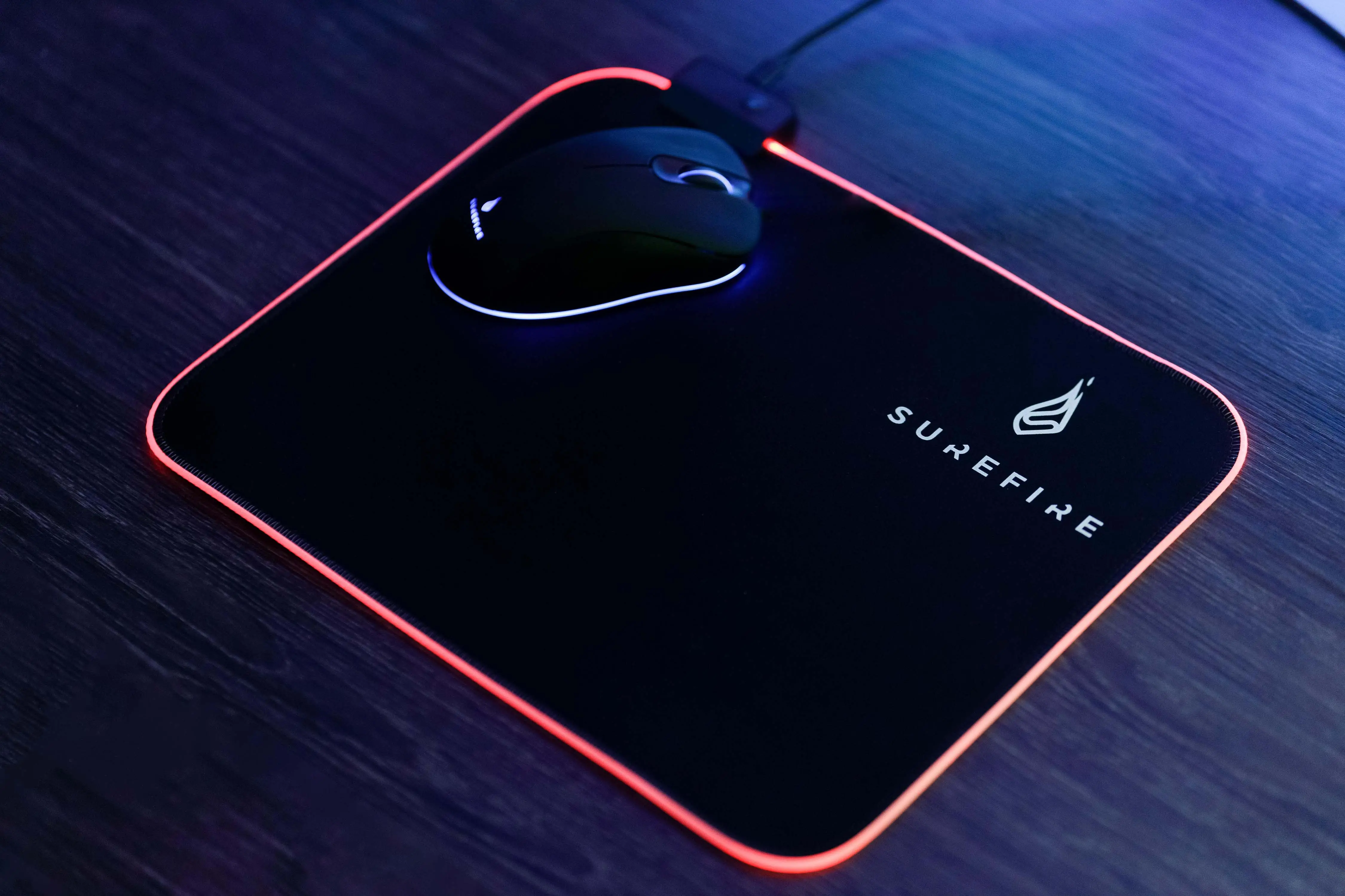 Podkładka SureFire Silent Flight RGB-320 M Czarny