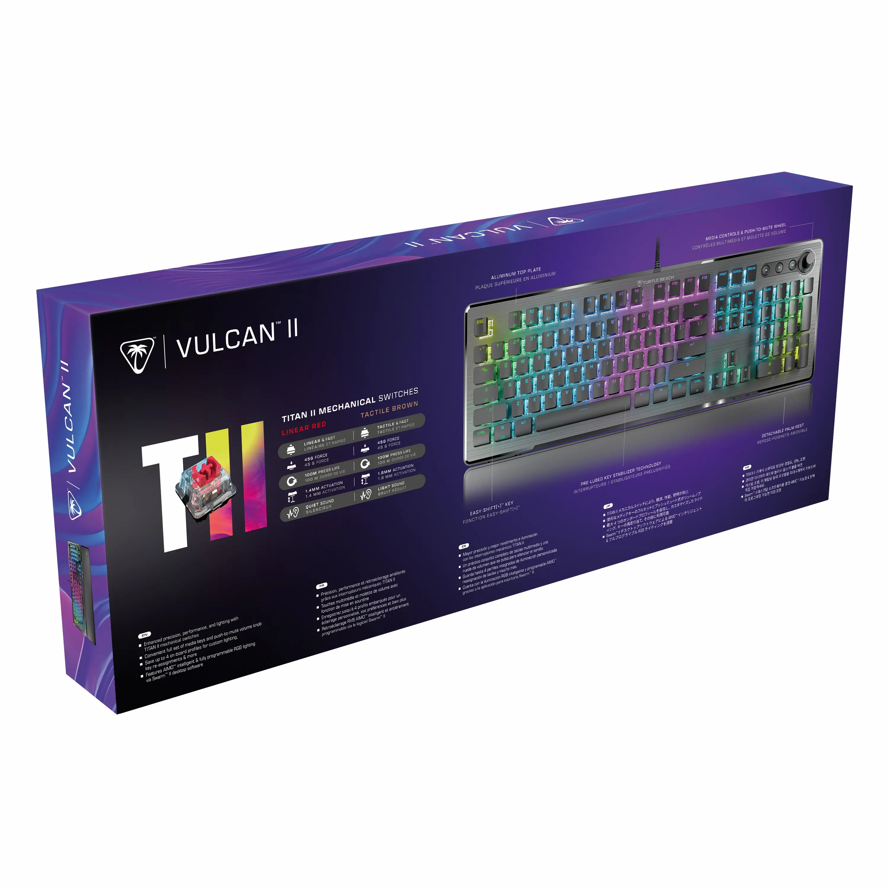 Klawiatura mechaniczna Turtle Beach Vulcan II Czarny