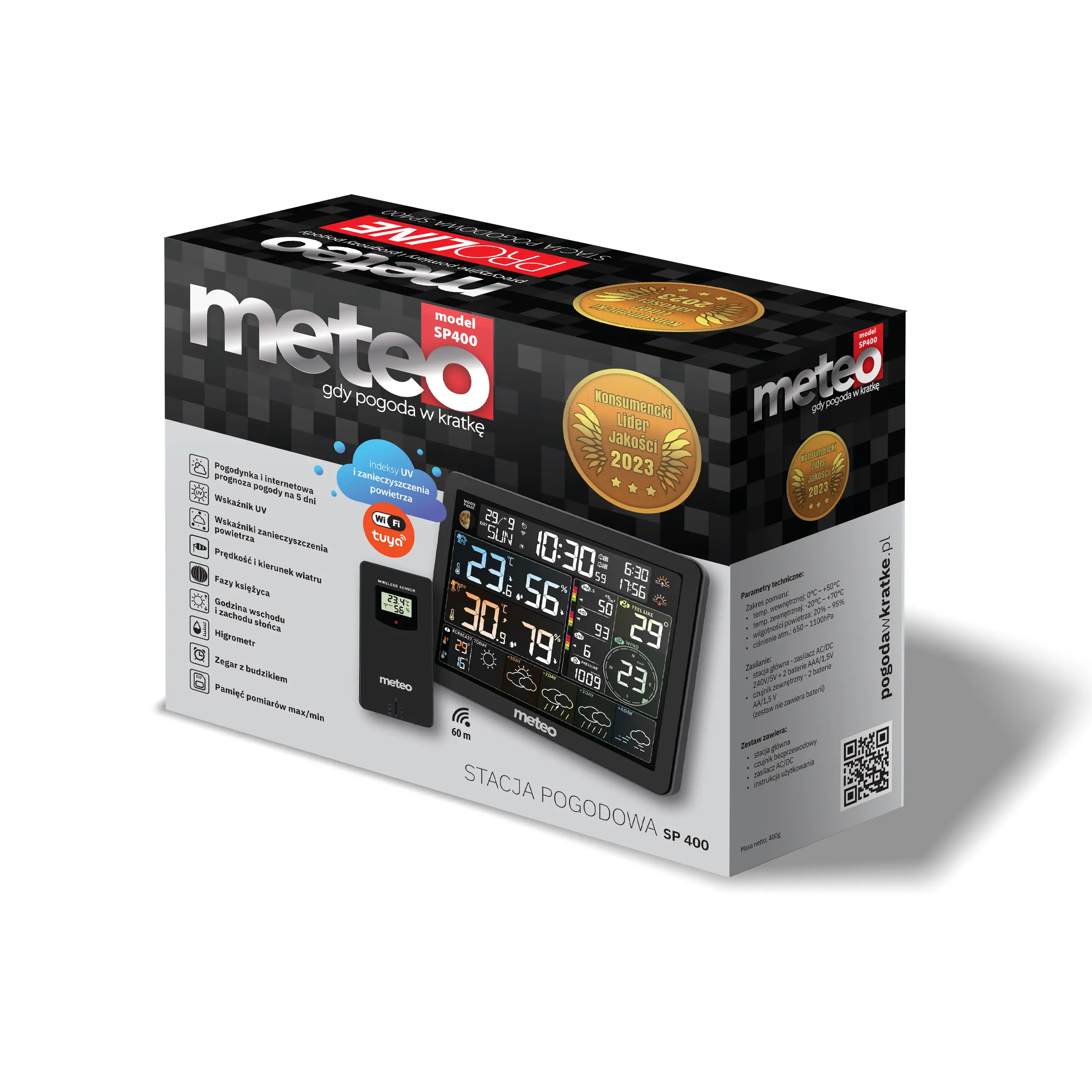 Stacja pogody Meteo SP400 Wi-Fi