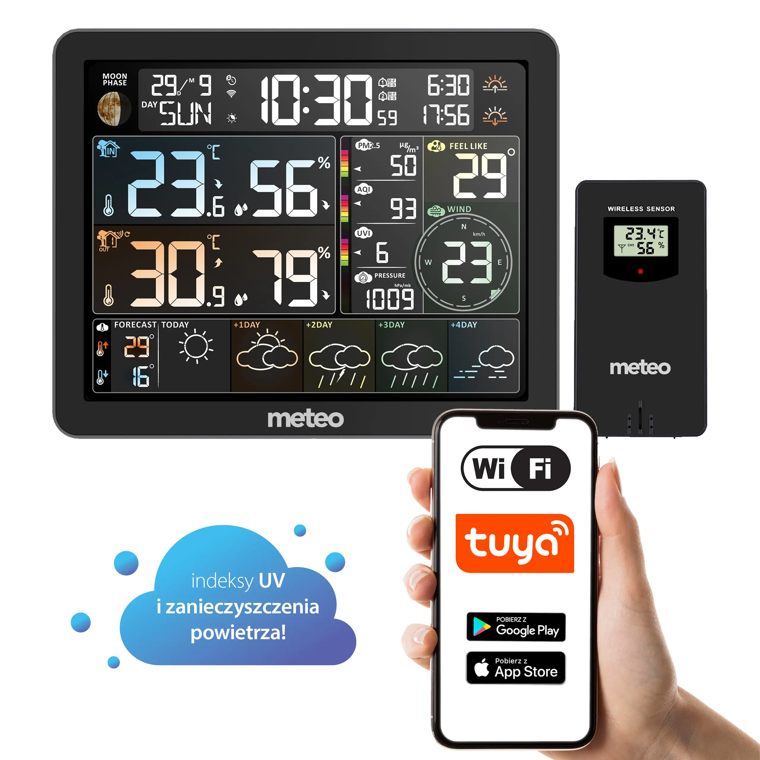 Stacja pogody Meteo SP400 Wi-Fi