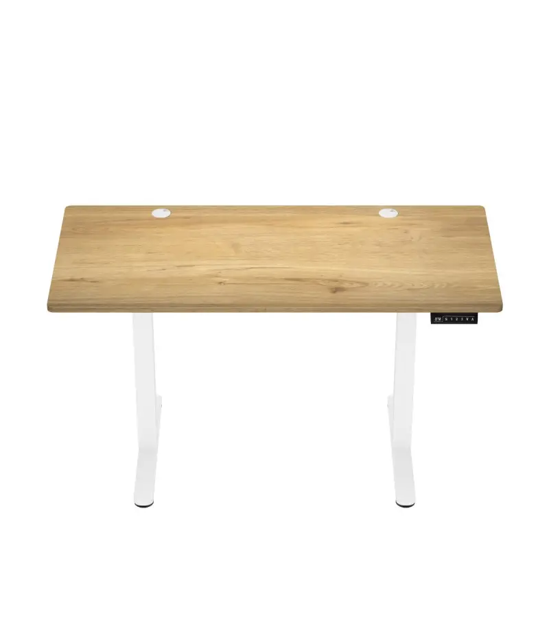 Biurko Mark Adler Leader 7.0 120cm Dzielony blat Brązowo-biały
