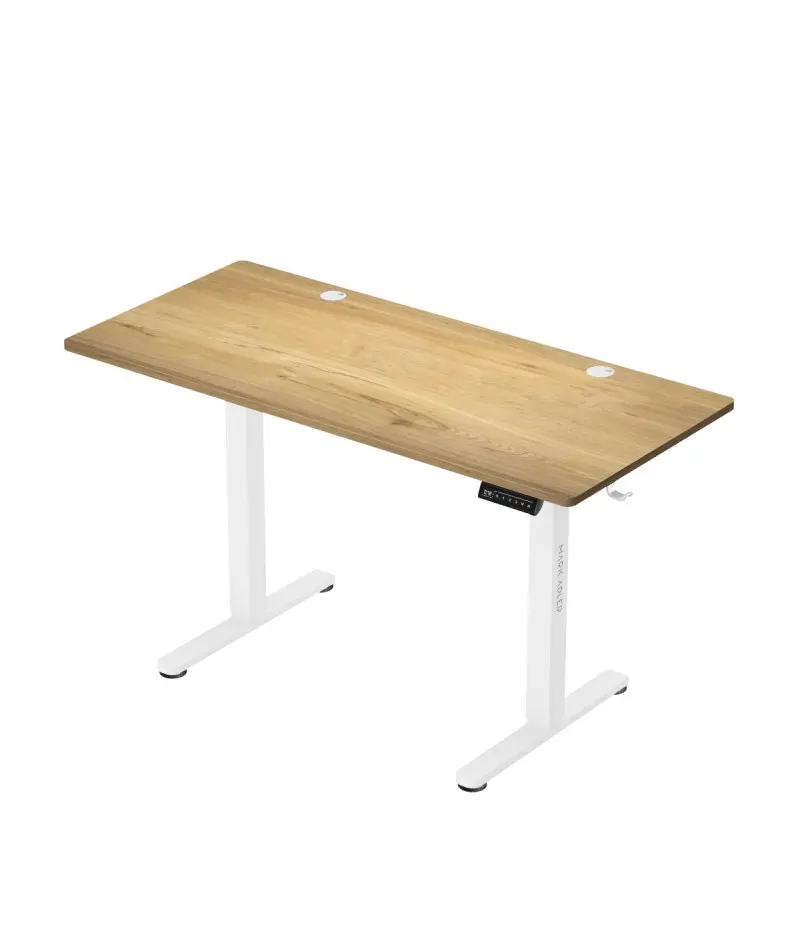 Biurko Mark Adler Leader 7.0 120cm Dzielony blat Brązowo-biały