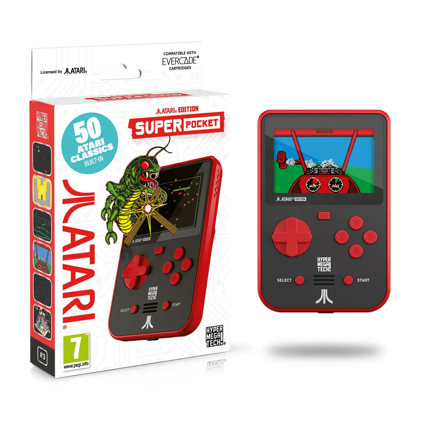 Konsola Hyper Mega Tech! Super Pocket Atari Edition
