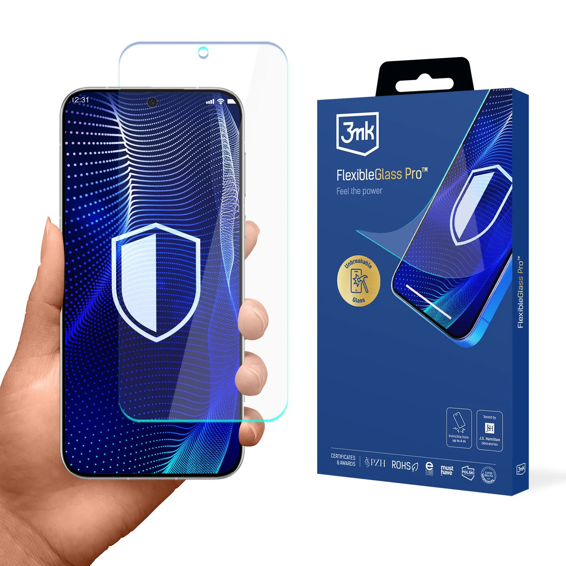 Szkło nietłukące 3mk Flexibleglass Pro do Huawei Pura 70