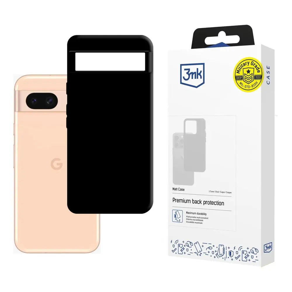 Etui 3mk Matt Case do Google Pixel 8a 5G Czarny