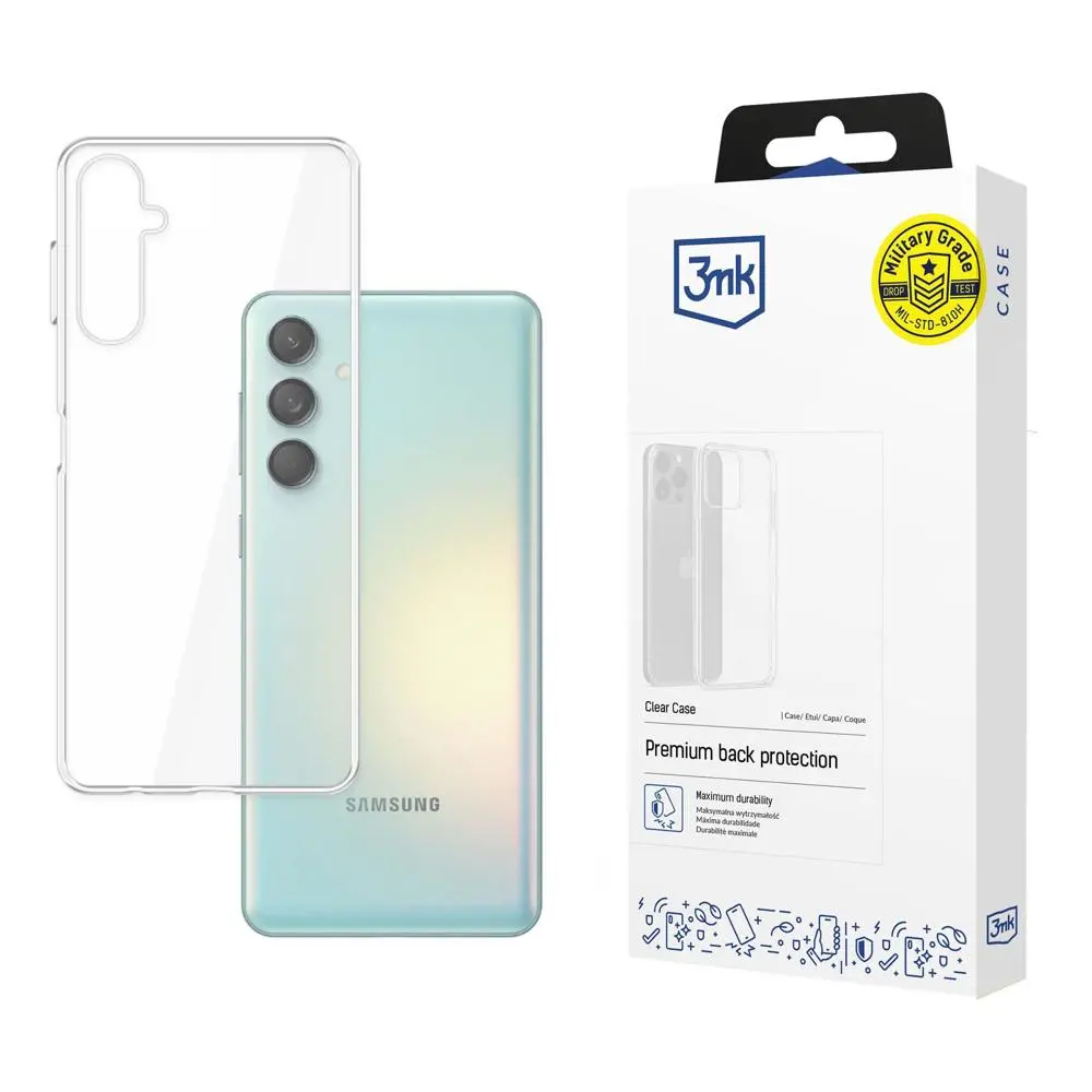 Etui 3mk Clear Case do Samsung Galaxy M55 Przezroczysty