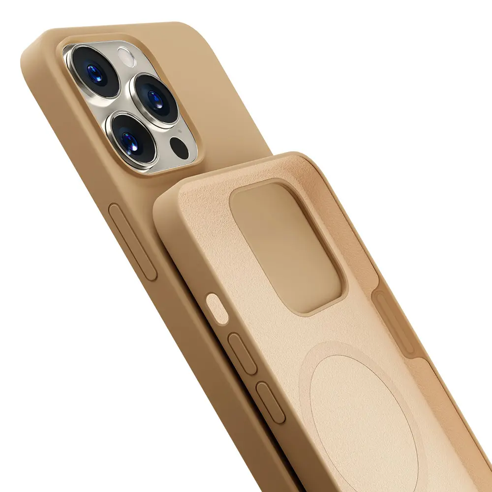 Etui 3mk Hardy Silicone MagCase do iPhone 15 Pro Max Złoty
