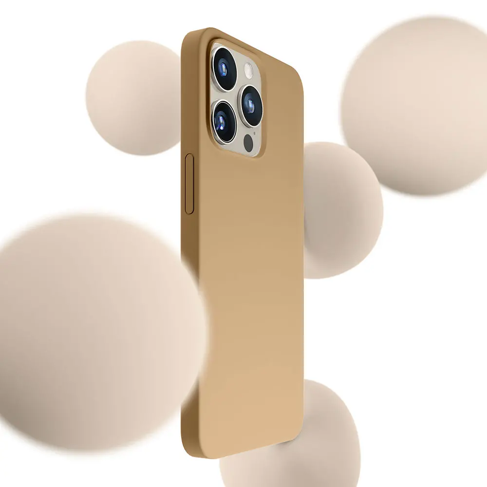 Etui 3mk Hardy Silicone MagCase do iPhone 15 Pro Max Złoty