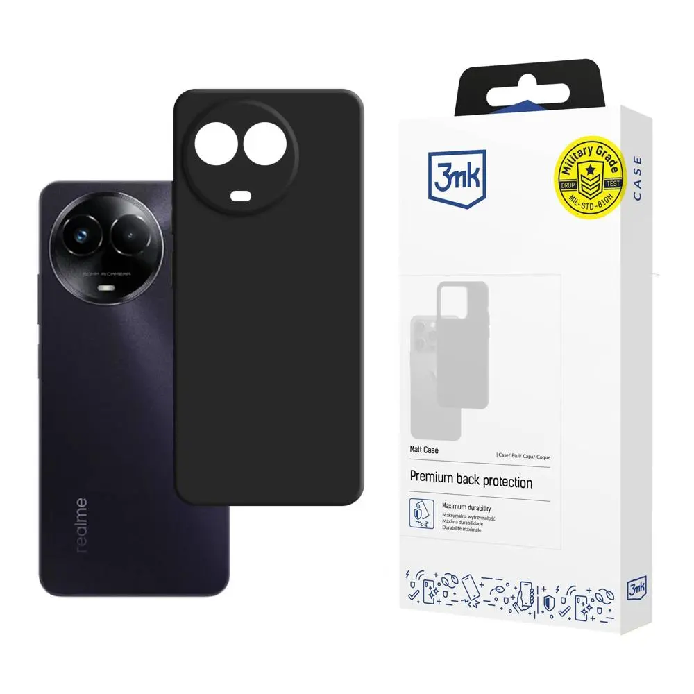 Etui 3mk Matt Case do realme C67 5G Czarny
