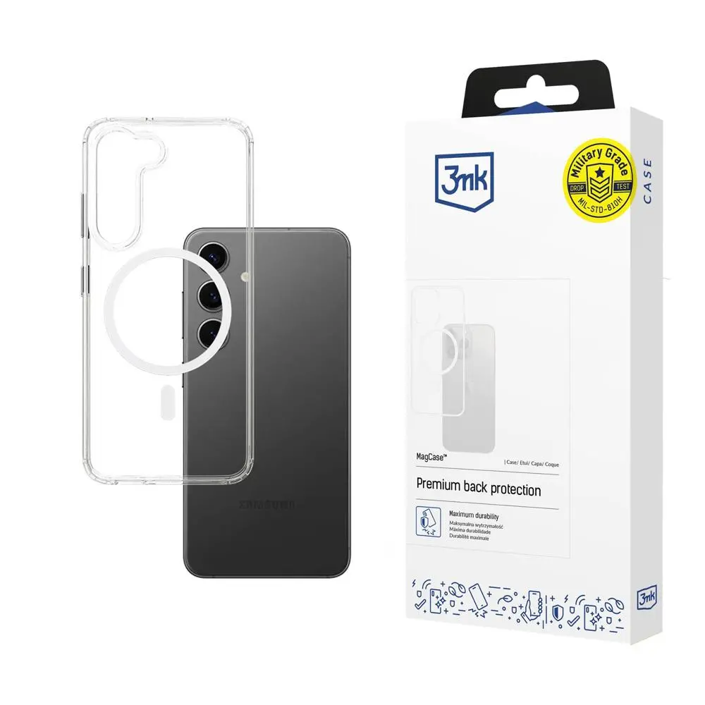 Etui 3mk MagCase do Samsung Galaxy S24 Przezroczysty