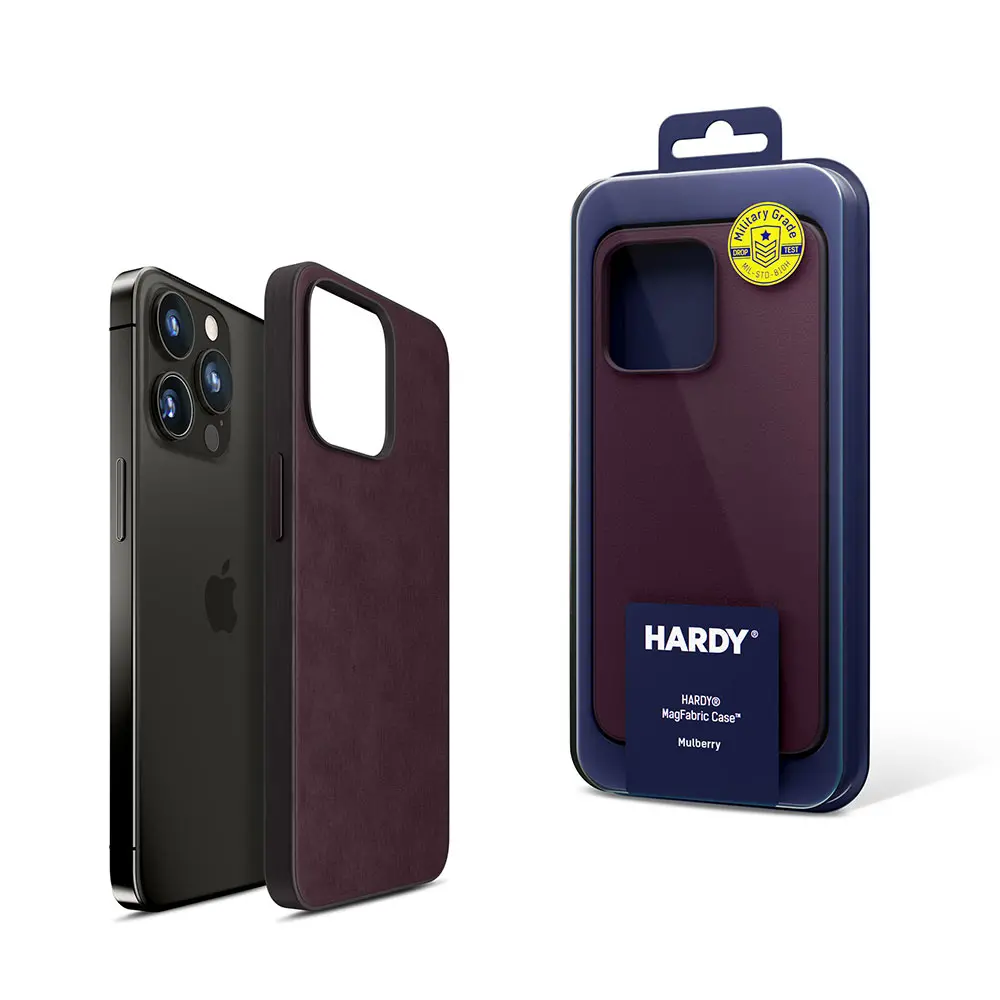 Etui 3mk Hardy MagFabric Case do iPhone 15 Pro Max Czerwony