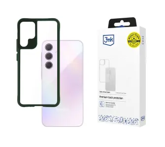 Etui 3mk Satin Armor Case+ do Samsung Galaxy A35 5G Przezroczysty-zielony