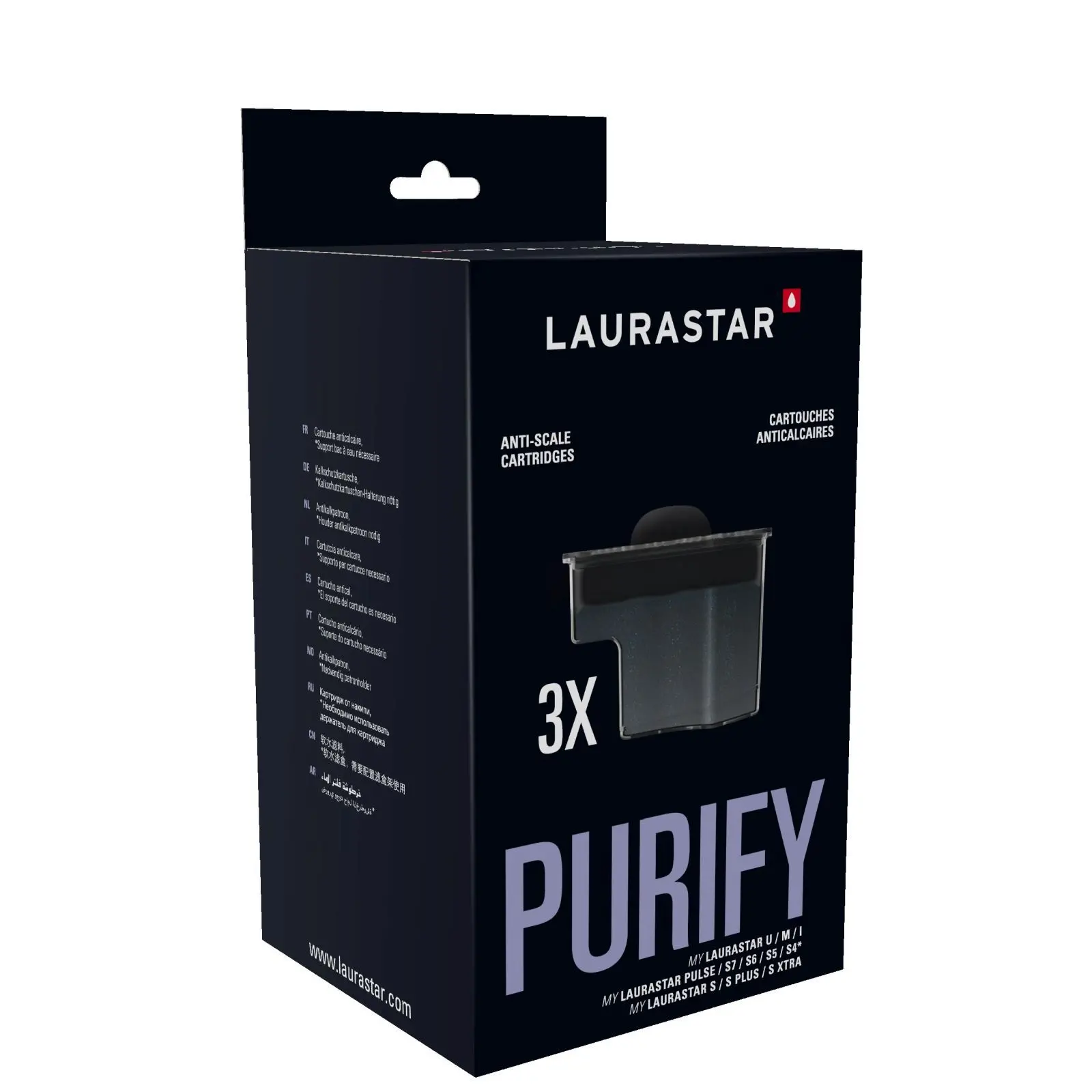 Kartridż filtrujący Laurastar 3szt. do Smart U Smart M Smart I